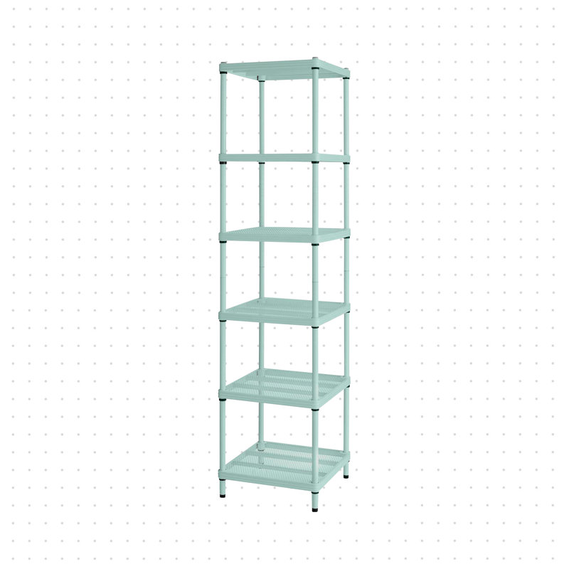 narrow shelving unit